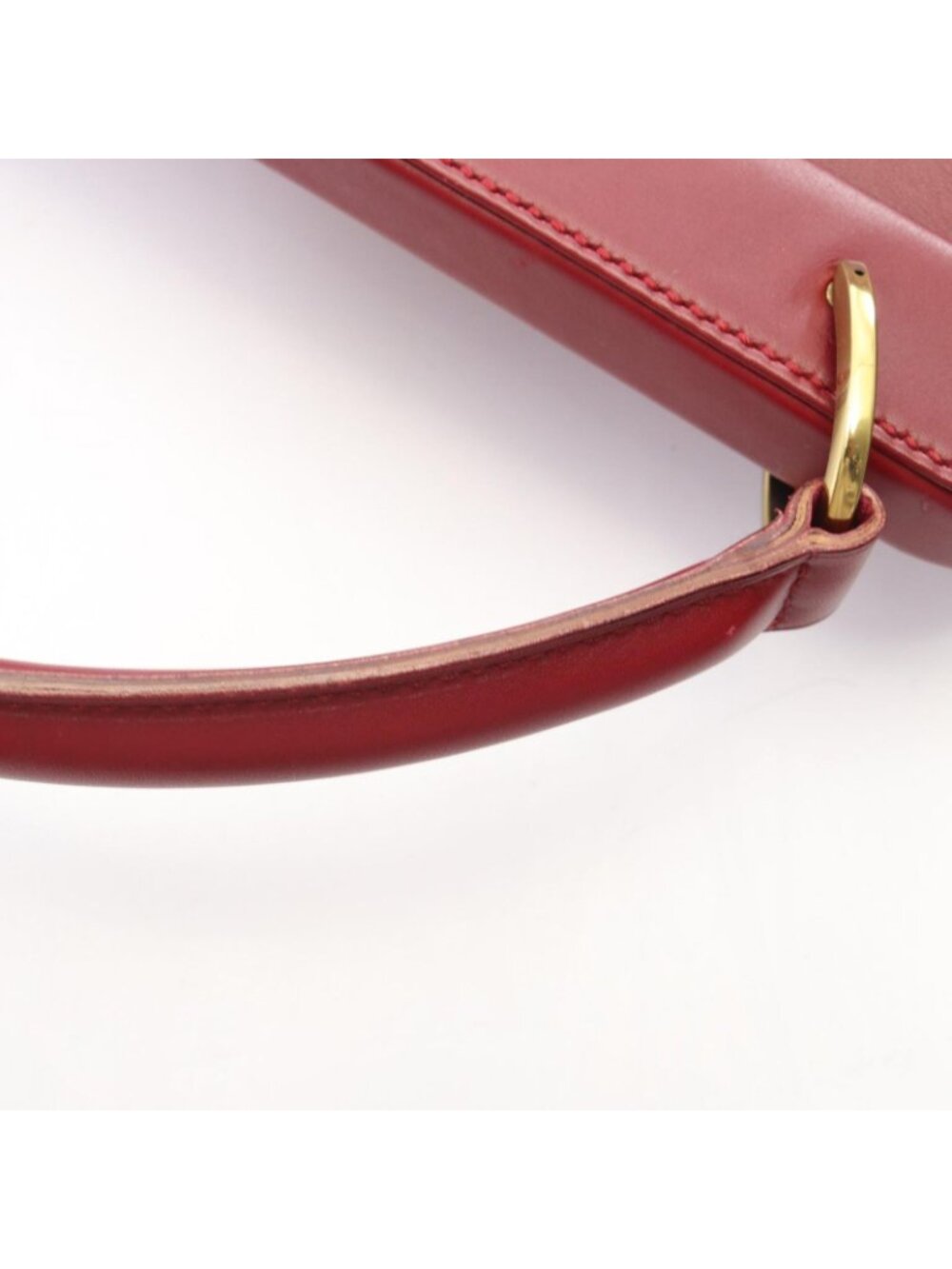 Gucci Bordeaux Leather Handbag a with Pouch - Picture 9 of 11